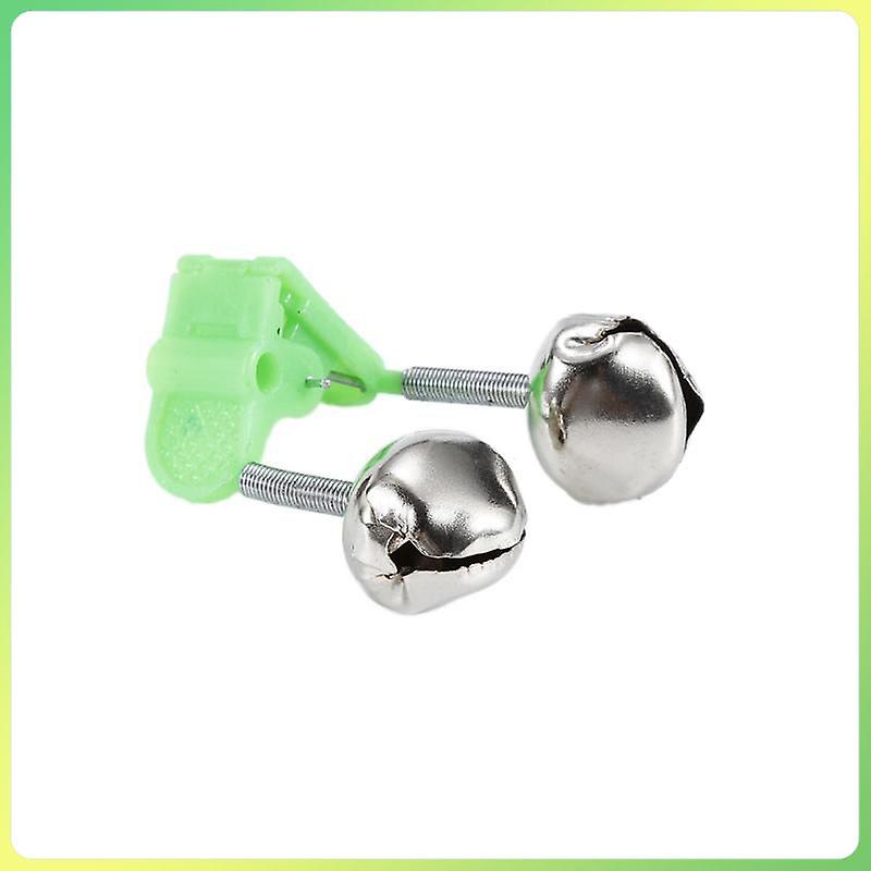 10/20pcs Fishing Bite Alarms Rod Bell Clamp Bite Sensitive Night Tip Clip Spiral Twin  Tip