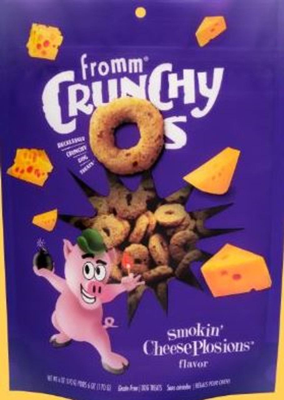 Fromm Crunchyos Smokin' Cheese Plosions Dog Treats 6 OZ.