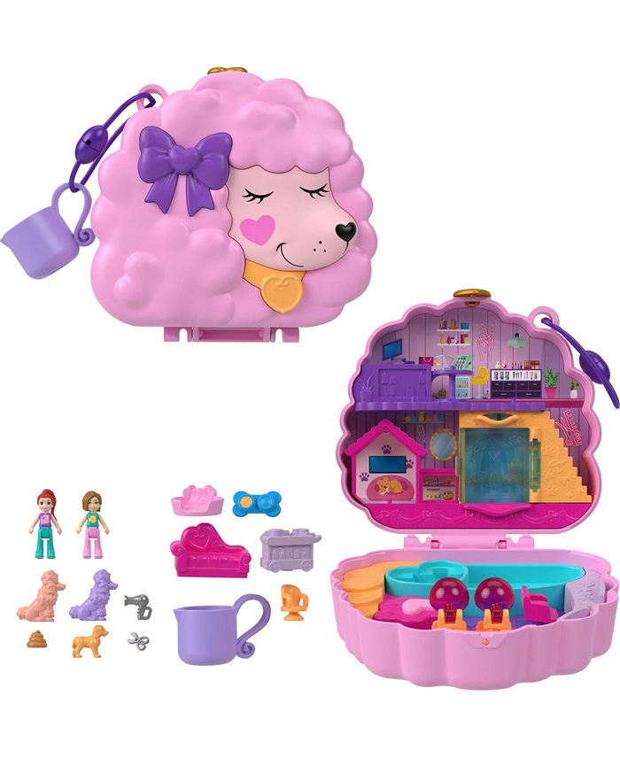 Polly Pocket Groom and Glam Poodle Compact