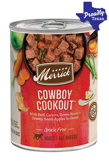 Merrick Cowboy Cookout Classic Recipe Canned Dog Food