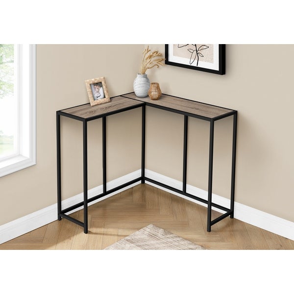 Accent Table， Console， Entryway， Narrow， Corner， Living Room， Bedroom， Metal， Laminate， Contemporary， Modern - 36