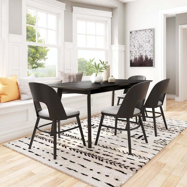 Colorado Dining Chair (Set of 2) Gray and Black - 54 x 84