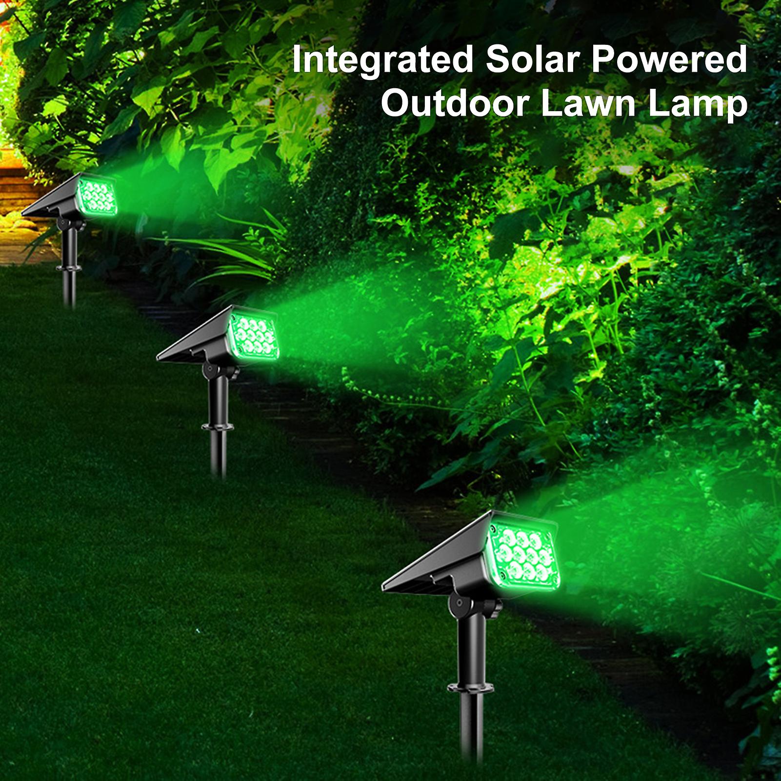 20 Leds Solar Powered Energy Wall Lamp Lawn Light Sensitive Light Control 2 Adjustable Brightness Ip65 Water Resistance Design Built-in 2000mah High C