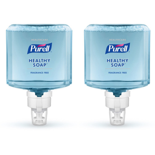 PURELL HEALTHY SOAP Gentle and Free Foam， For ES8 Dispensers， Fragrance-Free， 1，200 mL， 2/Carton (777202)