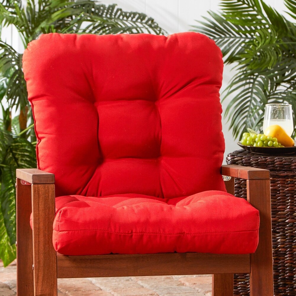 Driftwood Outdoor Red Seat/ Back Chair Cushion by Havenside Home