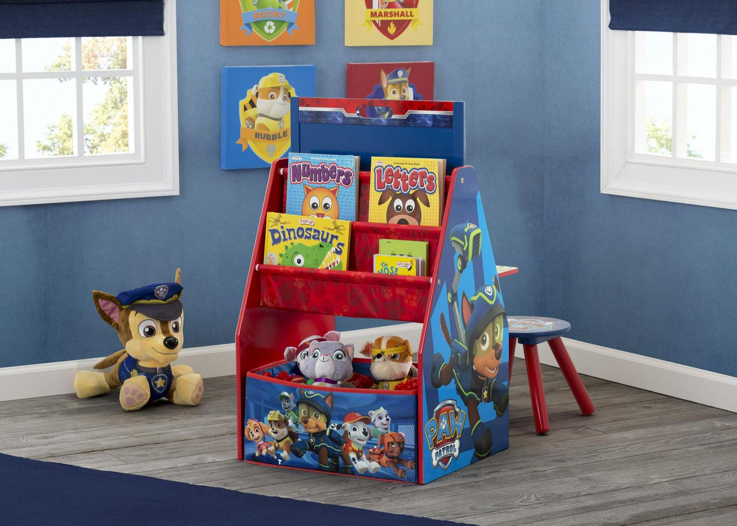 Nick Jr PAW Patrol Deluxe Kids Art Table Easel Desk Stool and Toy Organizer by Delta Children Greenguard Gold Certified  Crowdfused