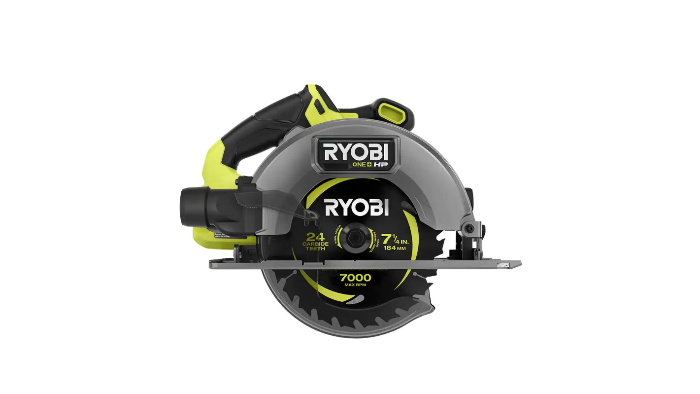 RYOBI PBLCS300K1 ONE+ HP 18V Brushless Cordless 7-1/4 in. Circular Saw Kit with 4.0 Ah HIGH PERFORMANCE Battery and Charger