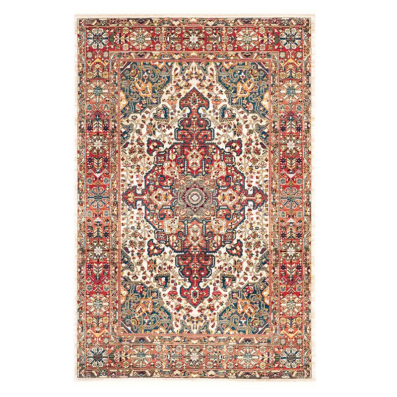 Safavieh Kashan Marcella Floral Framed Rug