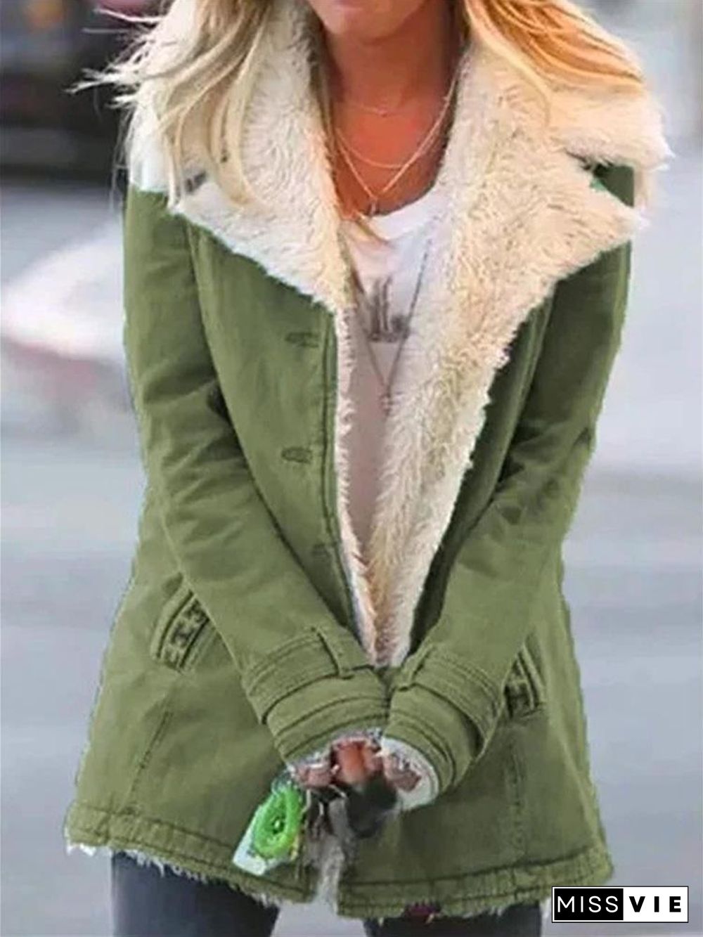 Fashion  Thick Warm Cotton Padded Jacket Coat