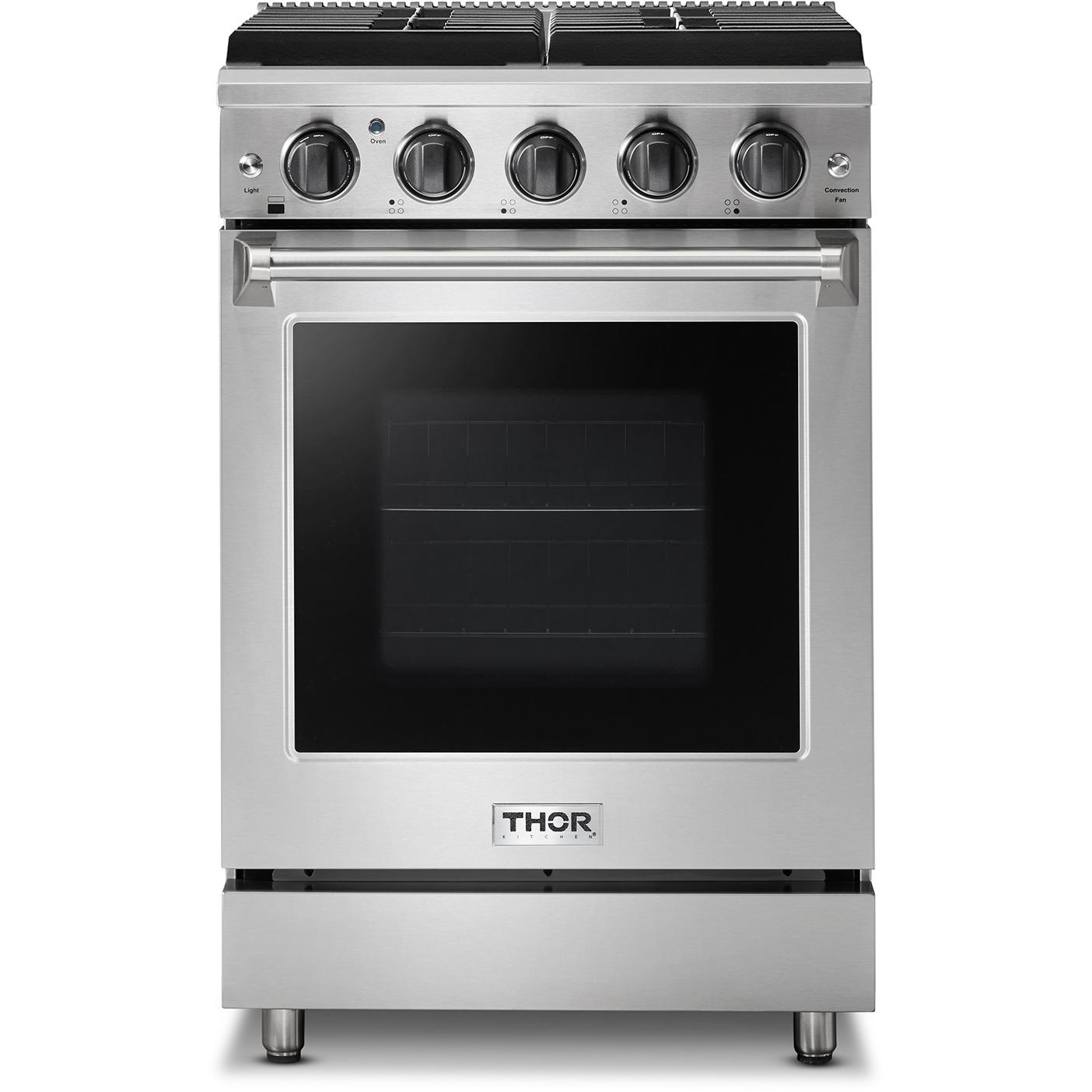 Thor Kitchen 24-inch Freestanding Gas Range LRG2401U