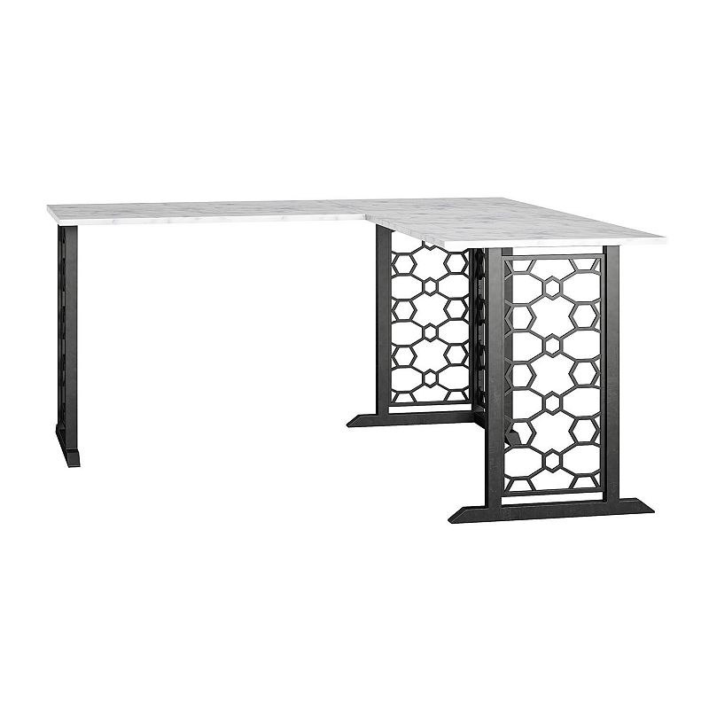 CosmoLiving by Cosmopolitan Ella L-Shaped Desk