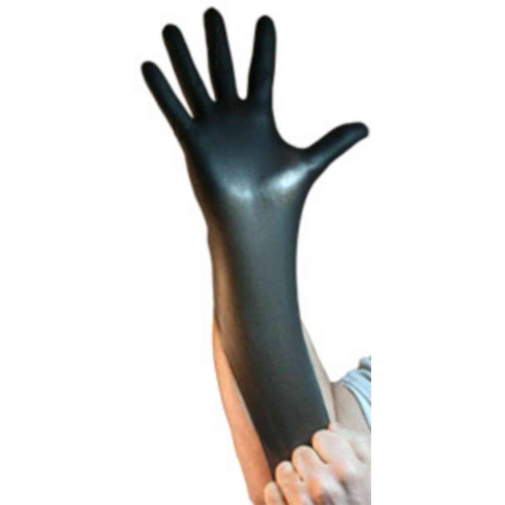 Venom Steel Large Black Nitrile Gloves VEN6543N