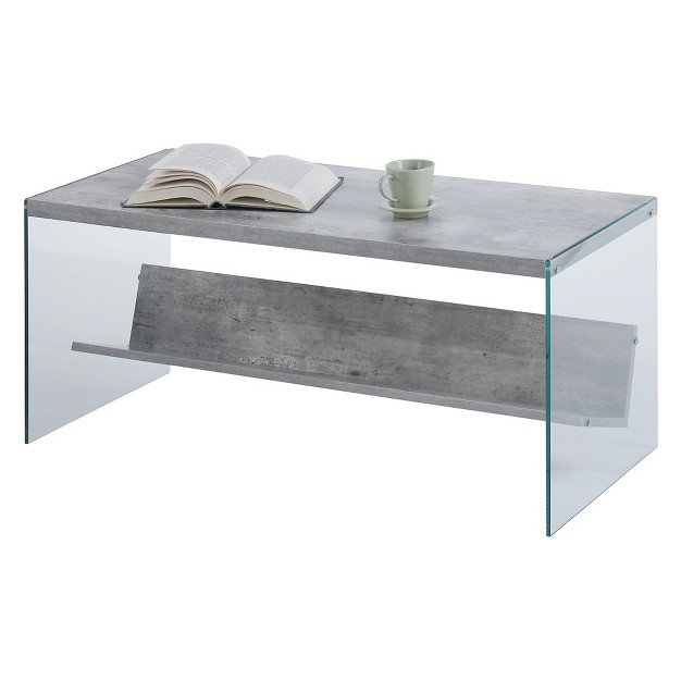 Soho Coffee Table With Shelf Breighton Home