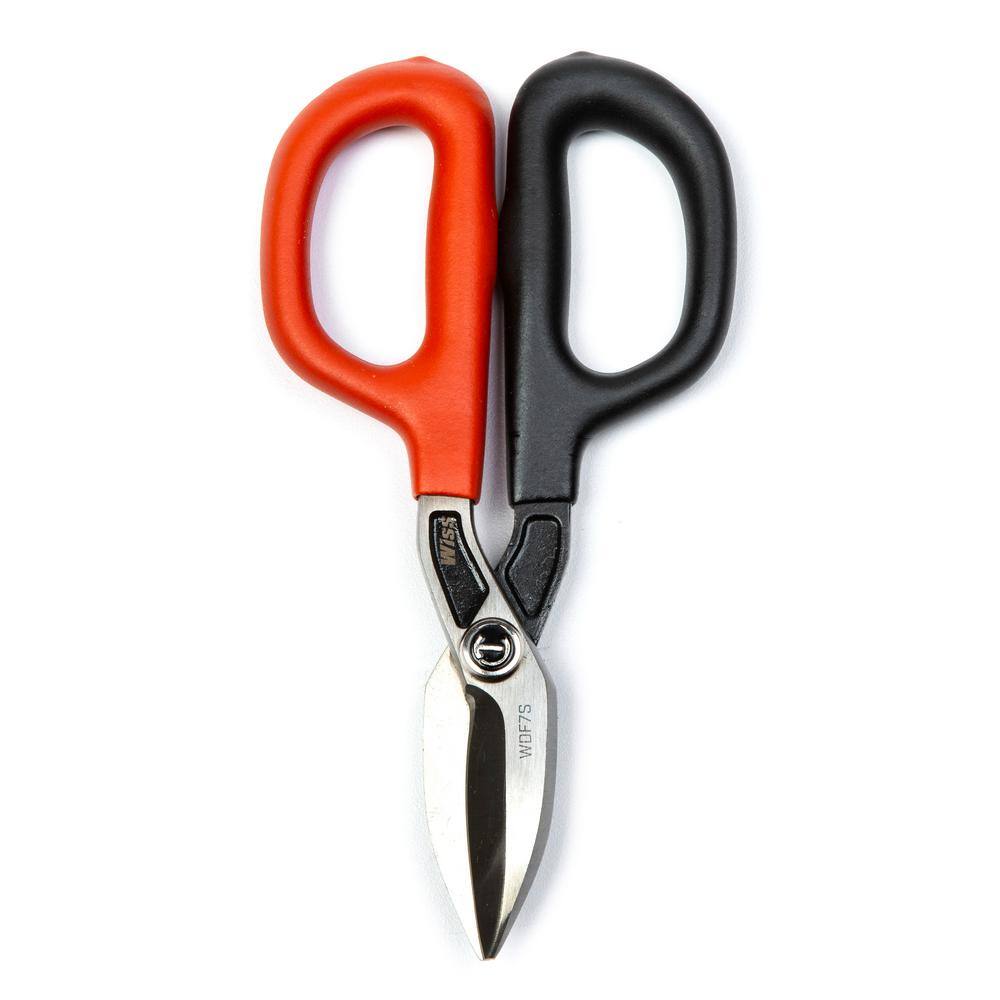 Wiss 7 in. Straight-Cut Drop Forged Tinner Snips WDF7S