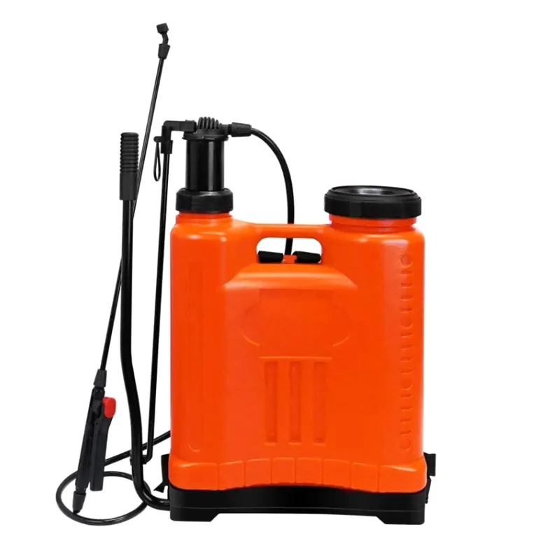 Backpack Pump Pressure Sprayer with Four Nozzles 5 Gallon Knapsack Manual Sprayer for l Gardening