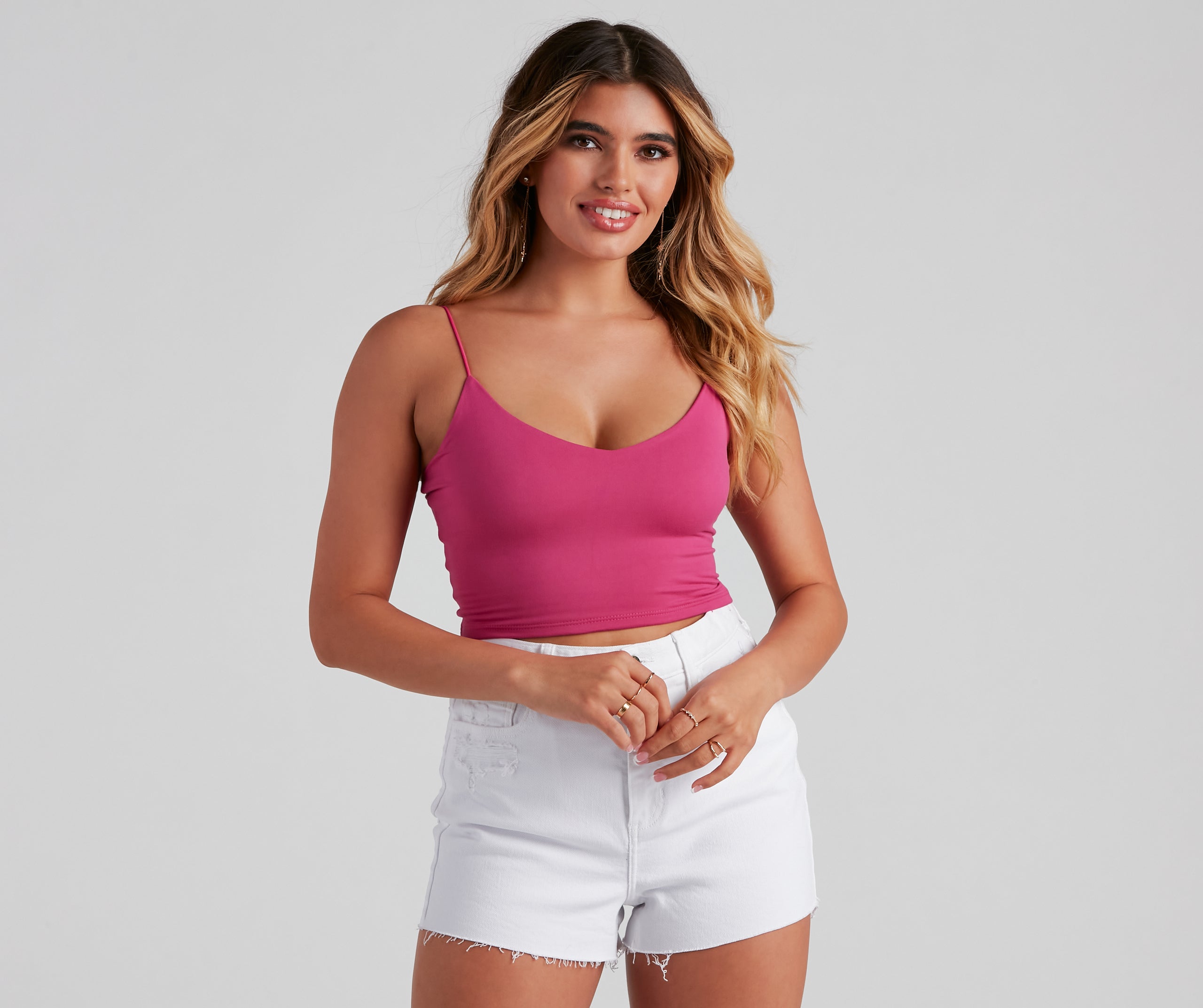 Girl Next Door Cropped Tank