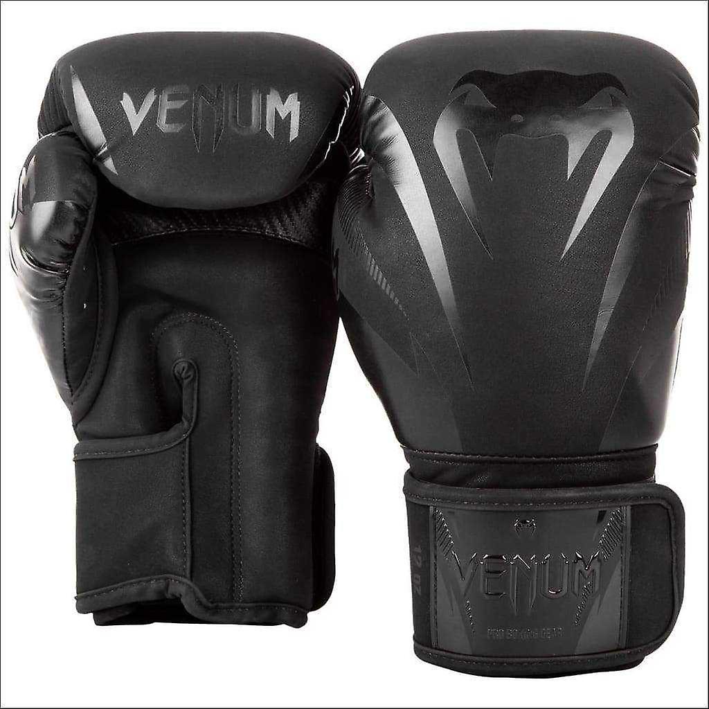 Venum impact boxing gloves black/black