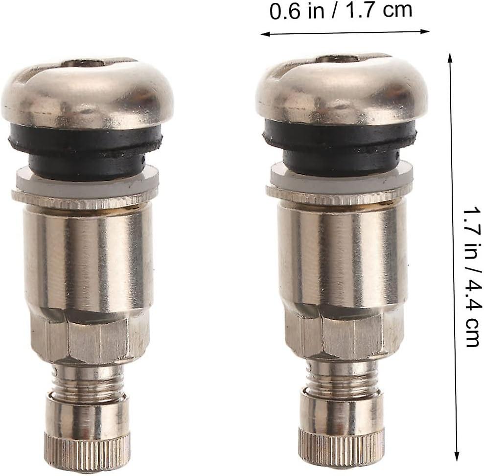 10pcs Tire Valve High Pressure Valve Stems Wheel Stud Trailer Tire Tubeless Car Core Valve Threaded