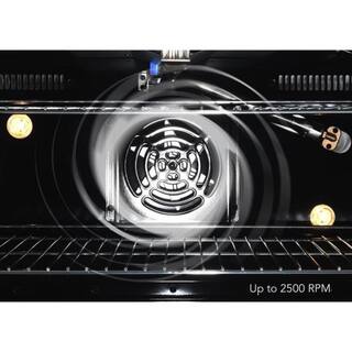 NXR Entree Bundle 48 in. 7.2 cu.ft. Pro-Style Liquid Propane Gas Range Convection Oven and Hood in Stainless Steel and Gold NK4811LPEHBD-G