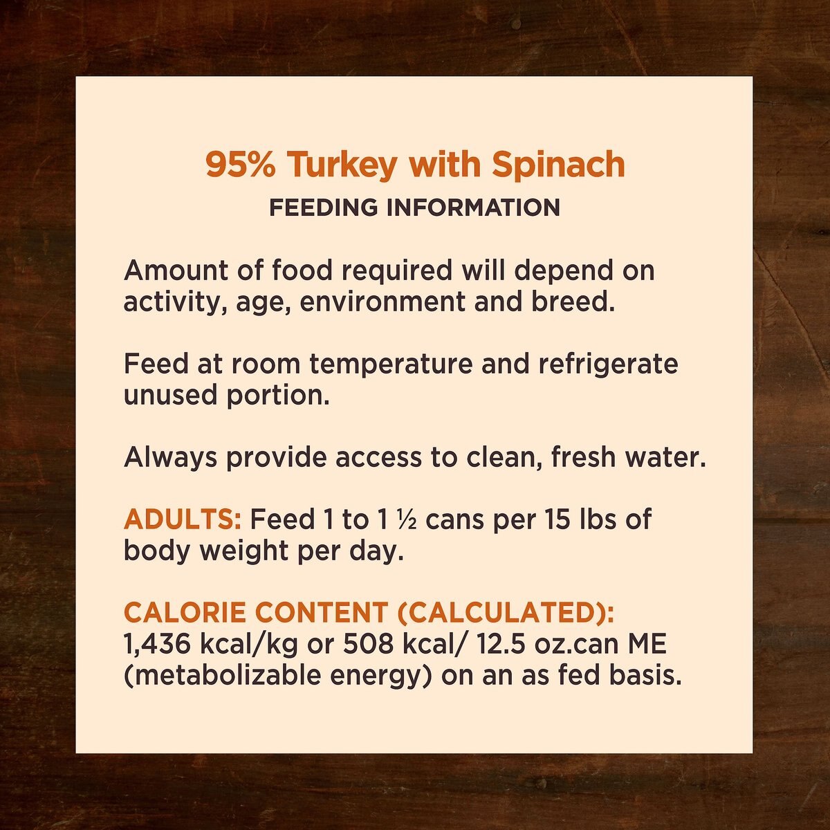 Wellness CORE 95% Grain-Free Turkey and Spinach Canned Dog Food