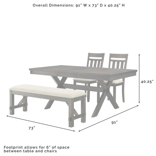 Hayden 4Pc Dining Set