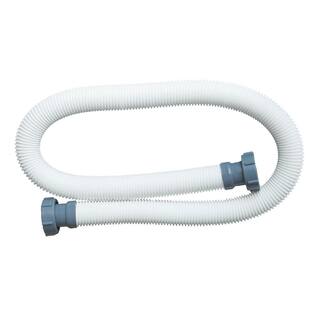 Intex 0 sq. ft. Sand Above Ground Pool Filter Pump Bundled with Replacement Hose (2-Pack) 26647EG + 2 x 29060E