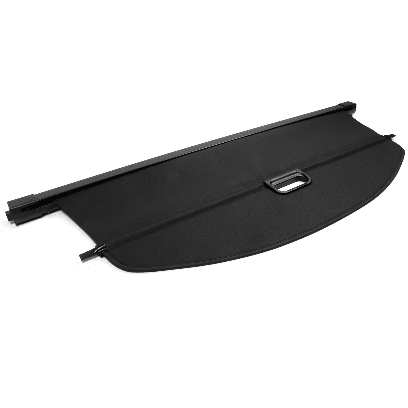 Ikon Motorsports Compatible with 13-18 Acura RDX Tonneau Cargo Shade Cover Black-Vinly+Aluminum Rod