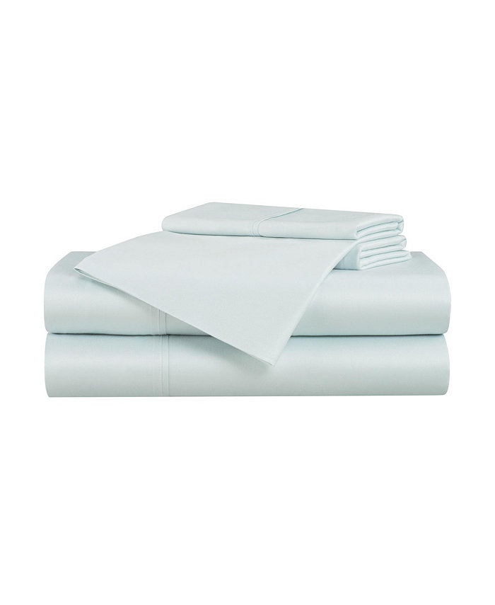 Aston and Arden Rayon from Bamboo Queen Sheet Set， Ultra Silky Luxury Sheets， 1 Flat Sheet， 1 Fitted Sheet， 2 Pillowcases， Temperature Regulating， Breathable， Sustainably Sourced