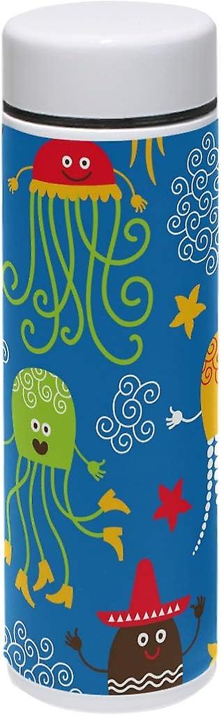 Vacuum Insulated Stainless Steel Water Bottle Colorful Octopus And Jellyfish Thermos Tumblers Portable Hyrdoflask Travel Mug