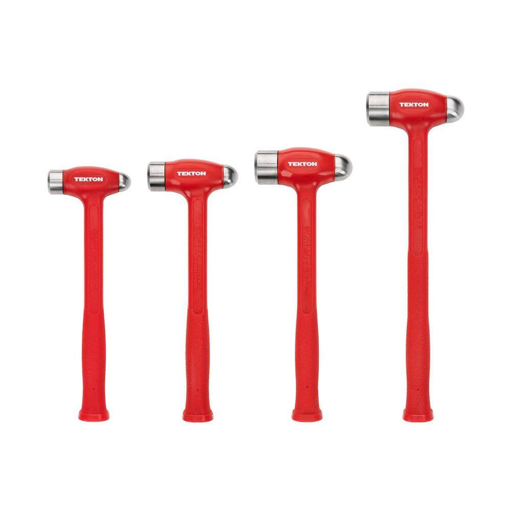 TEKTON 26 oz.36 oz.47 oz.50 oz. Ball Peen Dead Blow Hammer Set (4-Piece) HDB95001