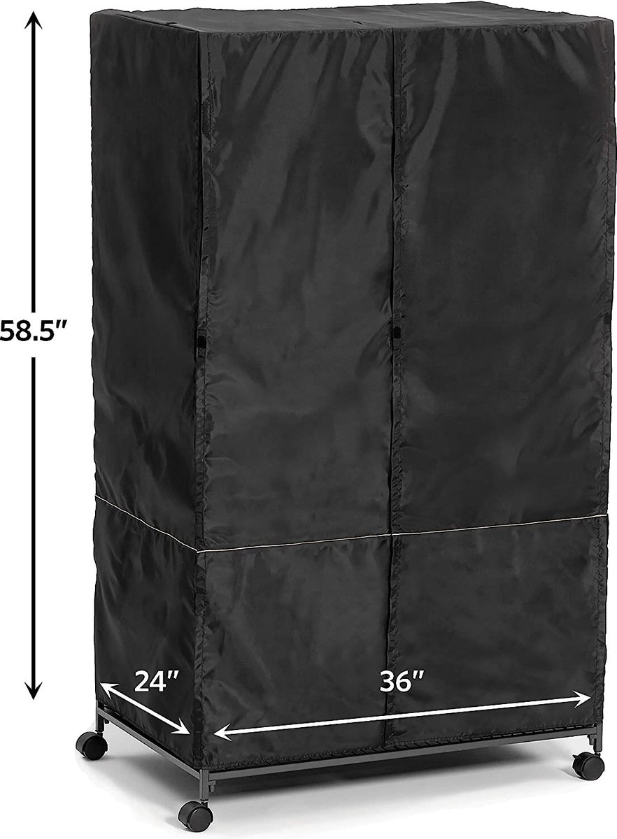 MidWest Ferret Nation and Critter Nation Ferret Cage Cover， Black