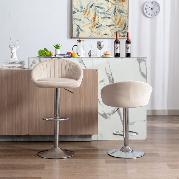 Adjustable Counter Height Bar Stools Set of 2