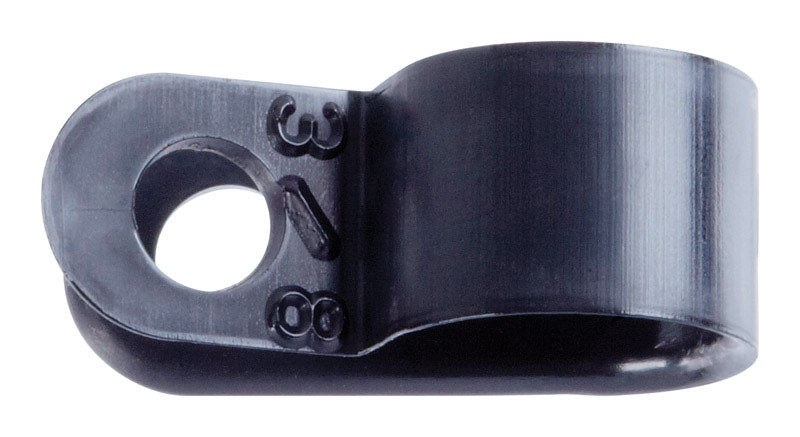 CLAMP NYLON BLK 3/8X3/8