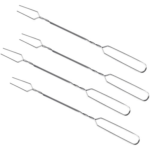 Coleman Chrome-Plated Steel Toaster Forks, 4 Pack