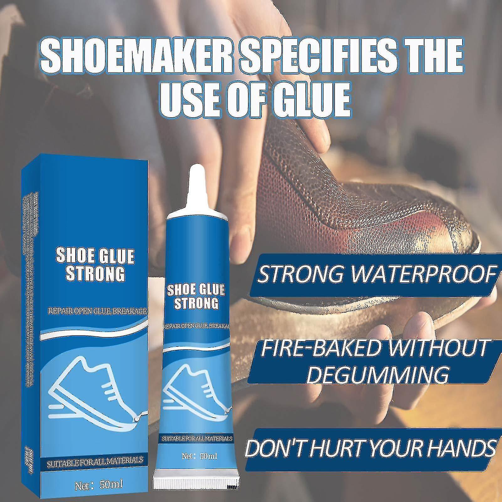 Strong Shoe Glue， Superglue Non-drip For Vertical Applications， Clear Glue Precise Nozzle， Professional Waterproof Shoe Repair Adhesive For