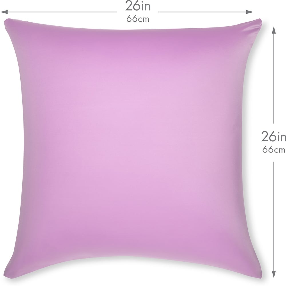 Throw Pillow Cozy Soft Microbead Purple: 1 Pc