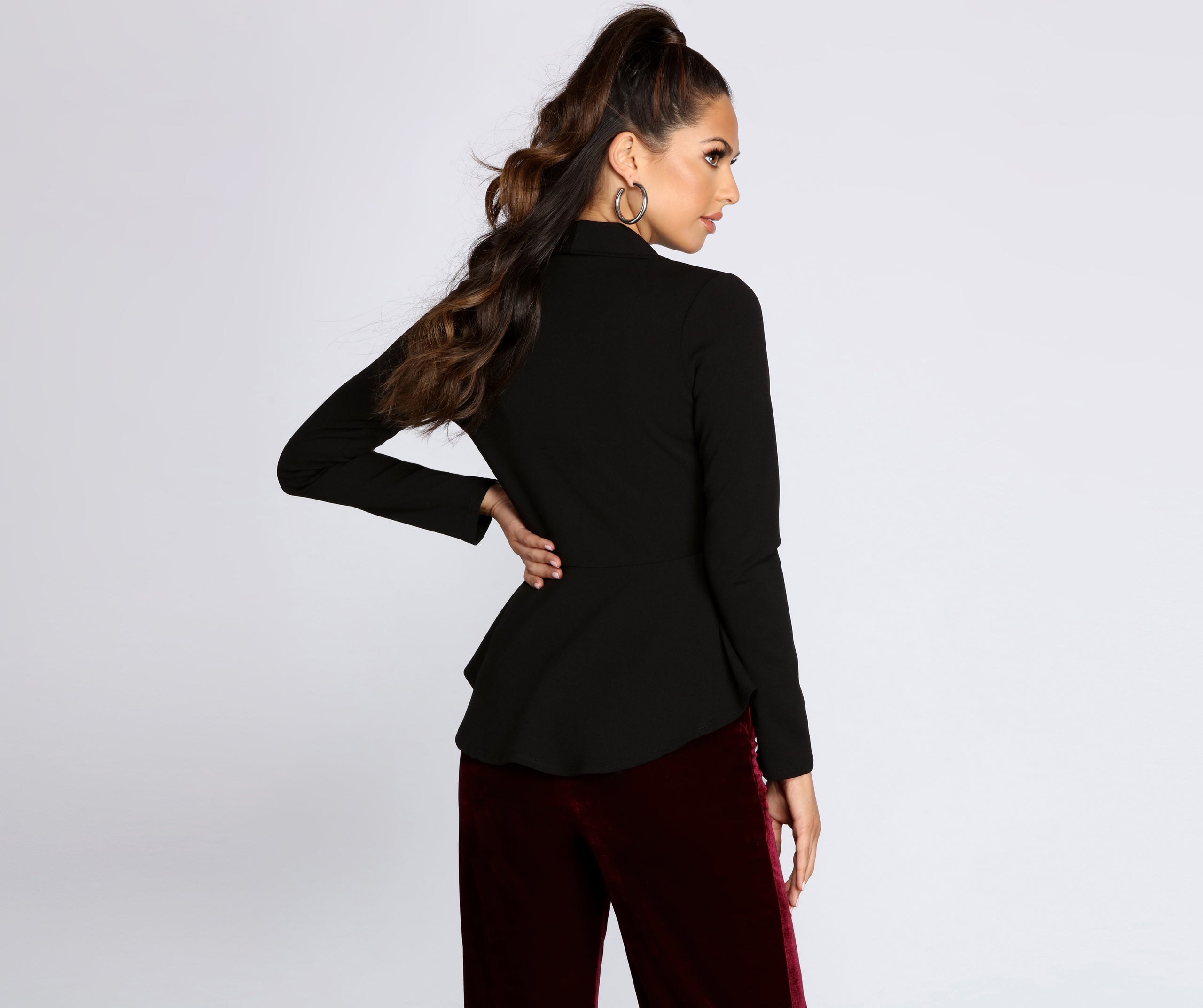 Work It Peplum Blazer