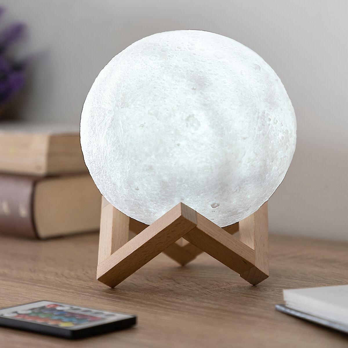 Rechargeable led moon lamp moondy innovagoods