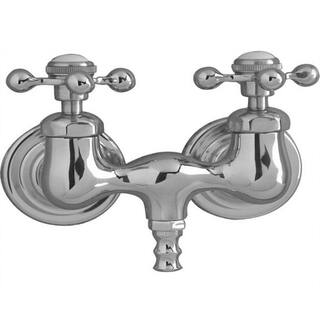 Pegasus 2-Handle Claw Foot Tub Faucet without Hand Shower with Old Style Spigot in Polished Chrome 4050-MC-CP