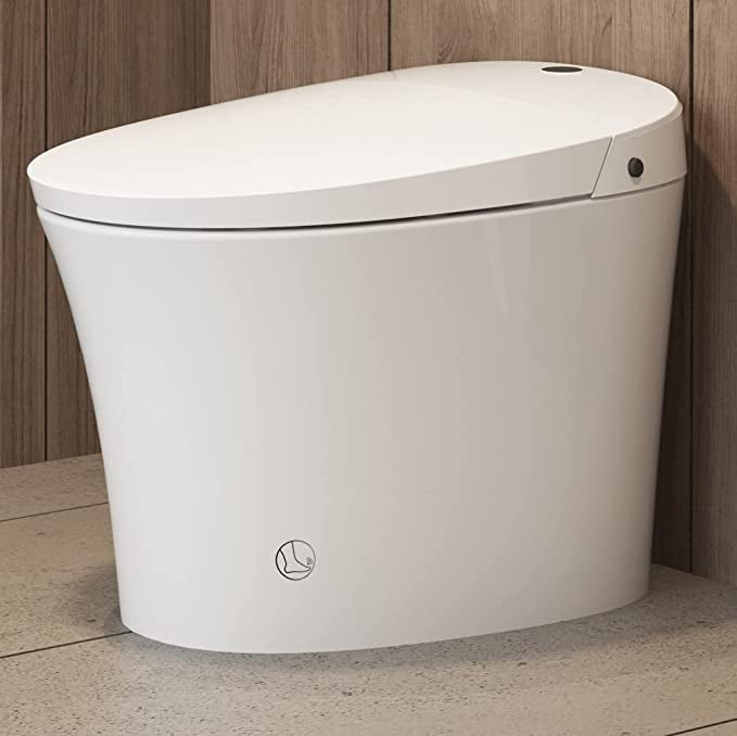 EPLO Smart Toilet,Modern Elongated Tankless Toilet, One Piece Intelligence Bidet Toilet for Bathrooms