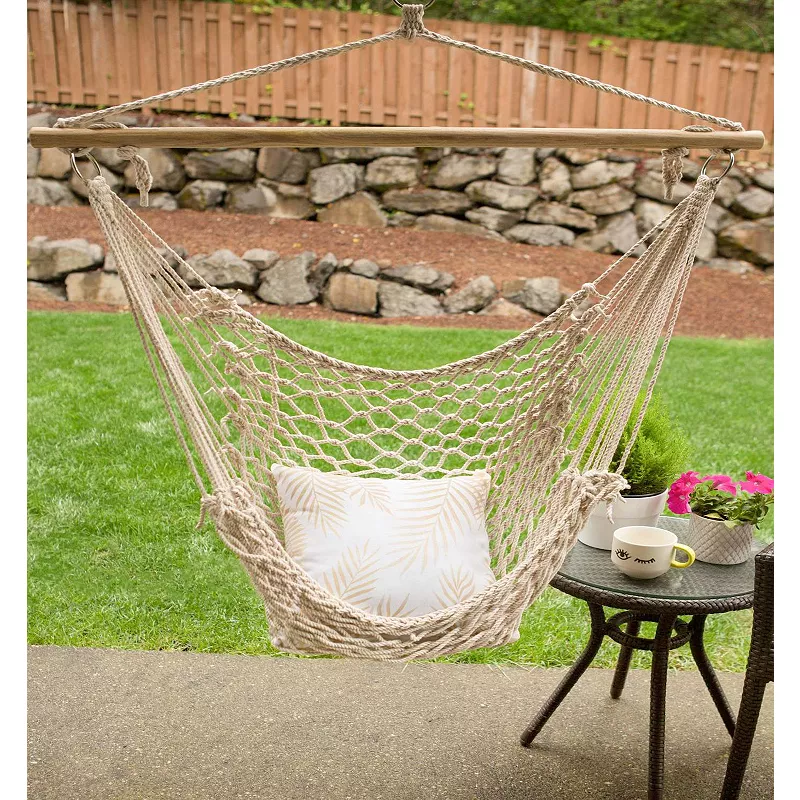 Actifo Recycled Cotton Swinging Hammock Chair