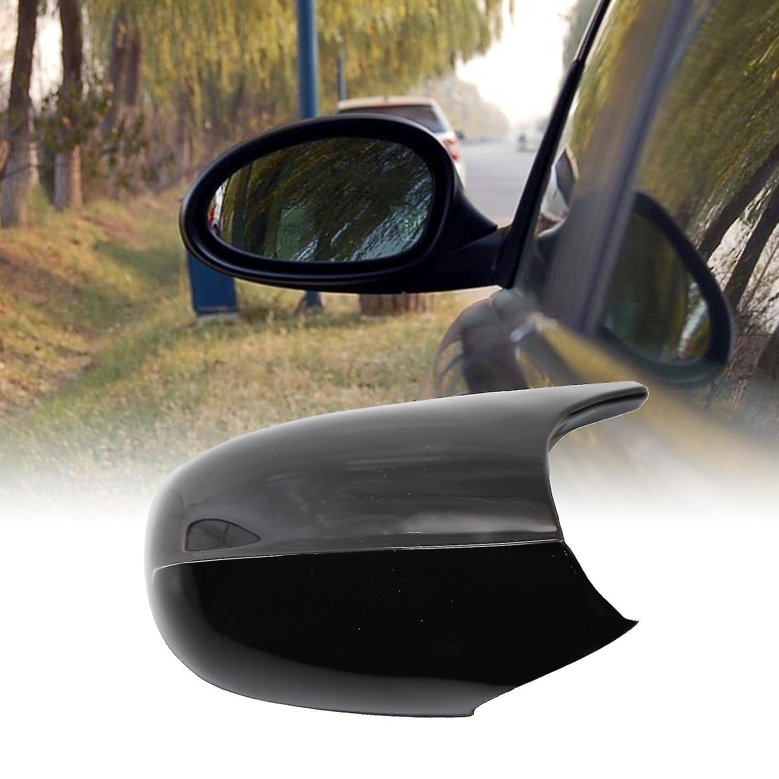 2pcs Wing Mirror Cover Anti-scratch Glossy Abs Left Right Refitting Rearview Mirror Shell Cap 51167205291 51167205292 For Bmw E90