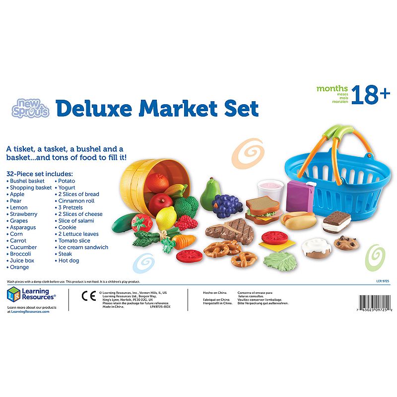 Learning Resources New Sprouts Deluxe Market Set