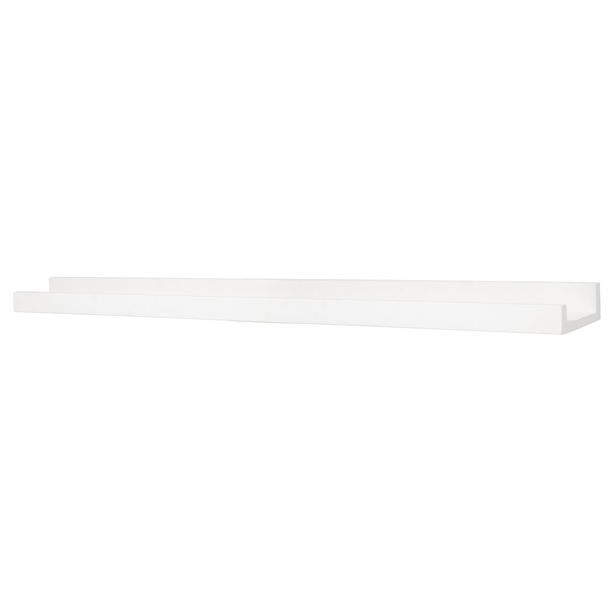 KG Medium Density Fiberboard Floating Shelf, Set of 2, White