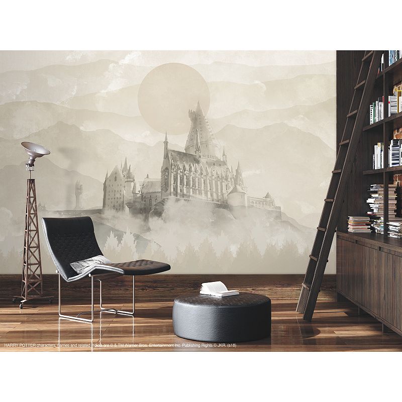 Harry Potter Hogwarts Castle 7-Panel Peel and Stick Wallpaper Mural by RoomMates