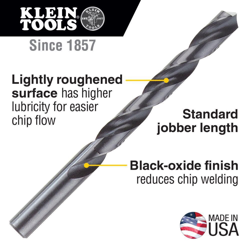 Klein Tools 118 Deg High Speed Drill Bit 27/64 53123 from Klein Tools