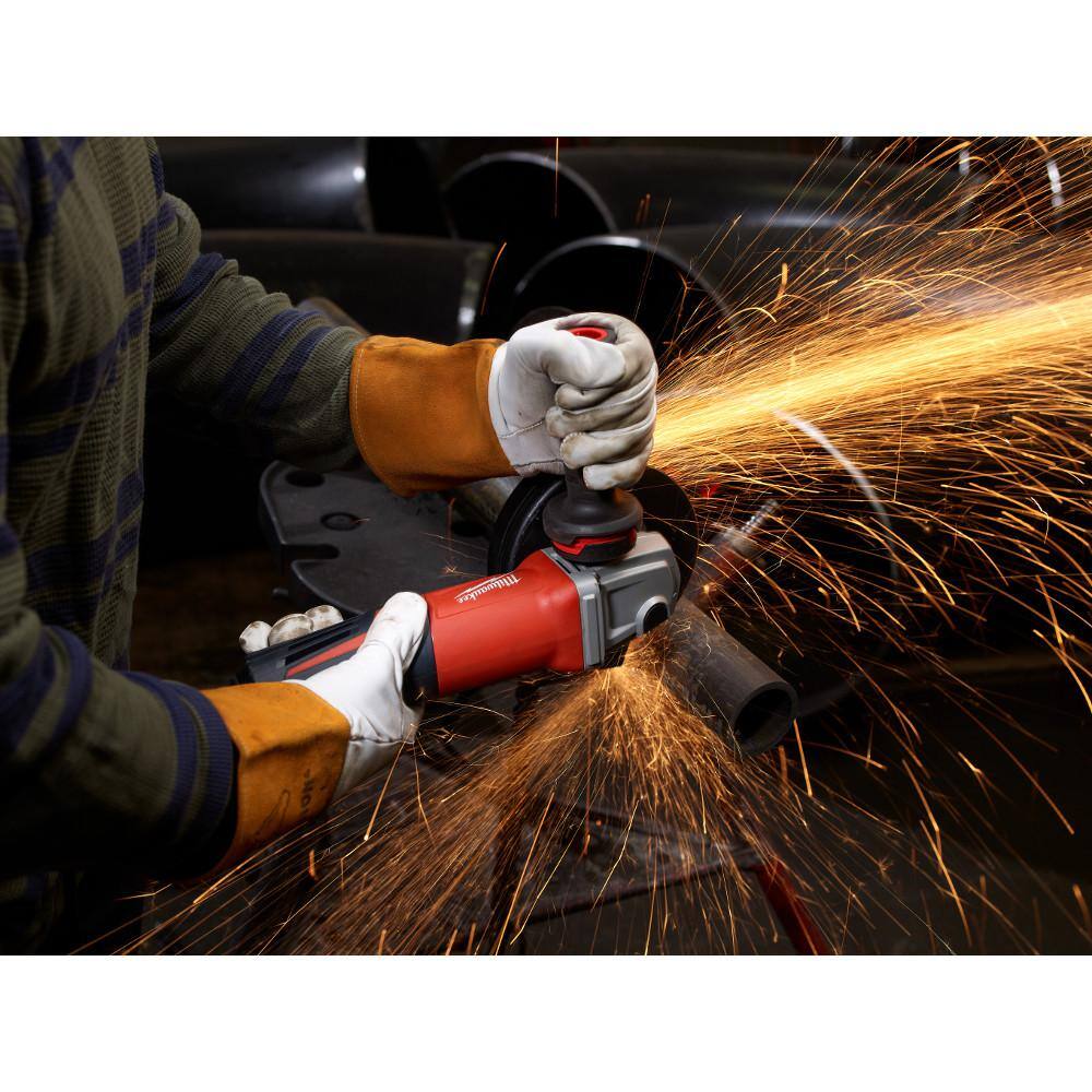 MW 13 Amp 6 in. Small Angle Grinder with Paddle Switch 6161-31