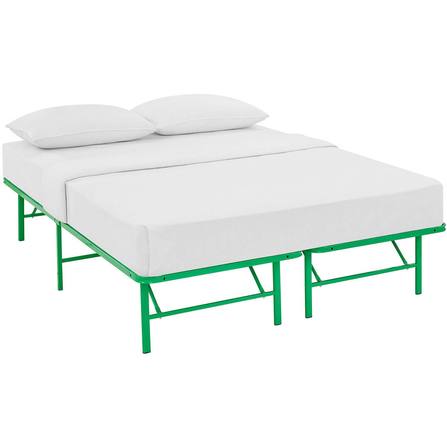 Modway Horizon Stainless Steel Bed Frame， Multiple Sizes and Colors