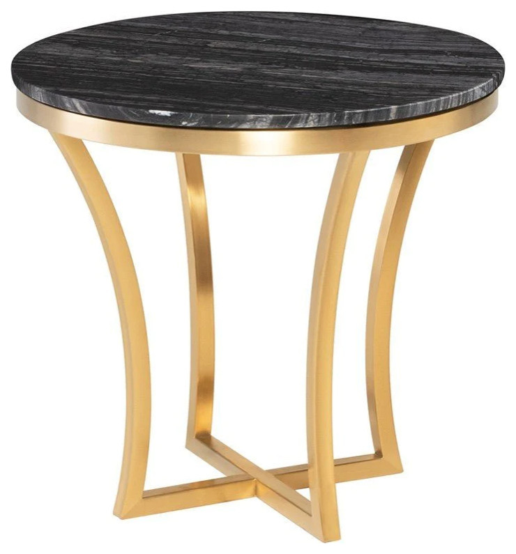 Talia Black Side Table   Contemporary   Side Tables And End Tables   by Virgil Stanis Design  Houzz