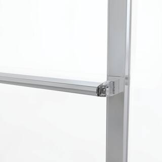 Basco Deluxe 40 in. x 68 in. Framed Sliding Shower Door in Chrome DLXH05A4068OBSV